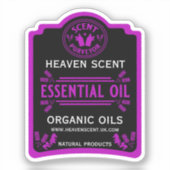 必須油香 シール (正面)