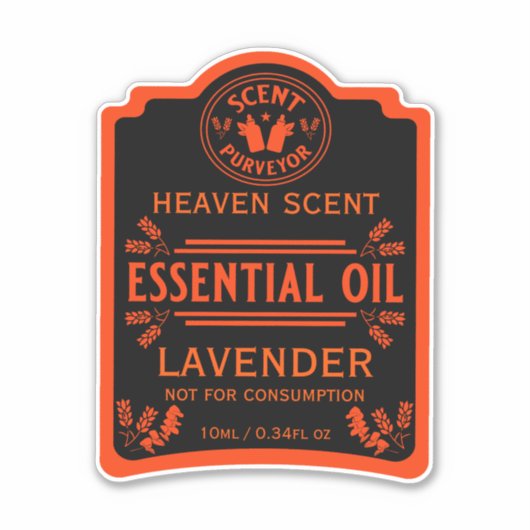 必須油香 シール (正面)