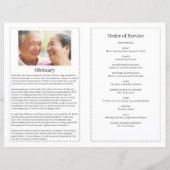 必須葬式プログラムテンプレート (裏面)