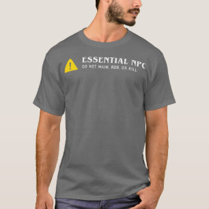 必須NPC おもしろい RPG Tシャツ