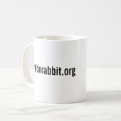 忌々しいマグ-白 コーヒーマグカップ (正面左)