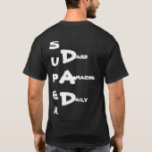 忌々しい驚かせるすごいパパのワイシャツCricketDiane Tシャツ (裏面)