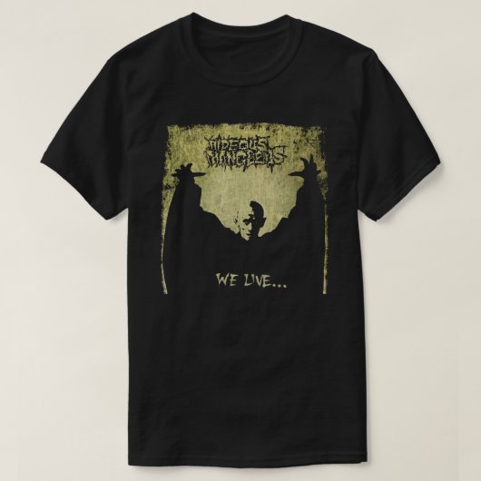 忌まわしいMangleus 我々は生きている...貴方は眠る!!! Tシャツ (デザイン正面)
