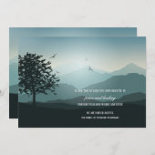 忌引きサンキューカード 招待状 (正面/裏面)