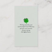 忌引記念慰霊証 名刺 (裏面)