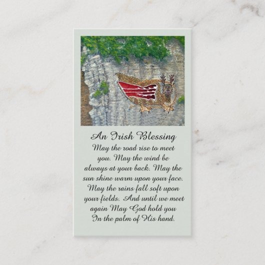 忌引記念慰霊証 名刺 (正面)