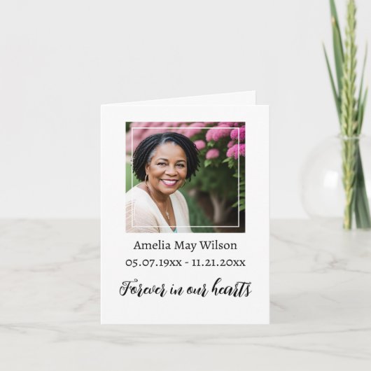 忌引 カード (正面)