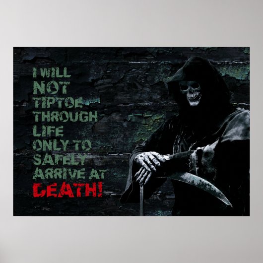 忍び足で生きるやる気を起こさせる ポスター (正面)