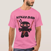 忍者おもしろいパパTシャツ Tシャツ (正面)