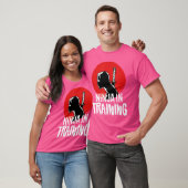 忍者おもしろい練習空手 Tシャツ (ユニセックス)