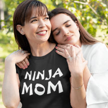 忍者おもしろいMOM Tシャツ