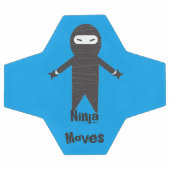 忍者がサッカーボールを移動 サッカーボール (フラット)