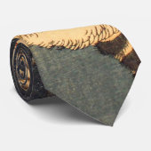 忍者と虎、芳年忍者ヒーロー&タイガー、芳年、浮世絵 ネクタイ (ロール)