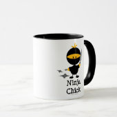 忍者のひよこのマグ マグカップ (正面右)