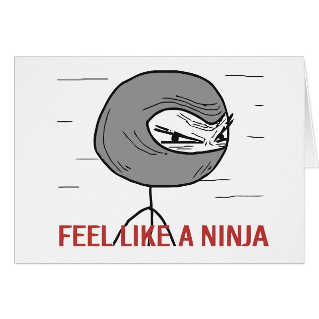 忍者のように感じて下さい (正面横)