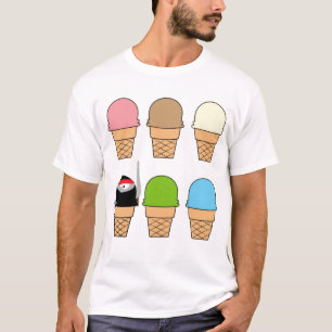 忍者のアイスクリーム Tシャツ