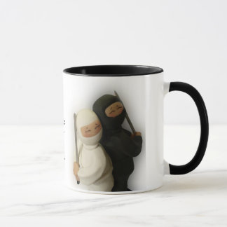 忍者のカップルのマグ マグカップ