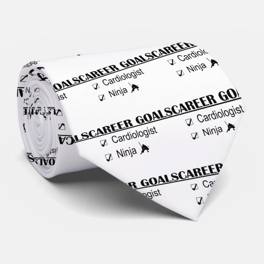 忍者のキャリアのゴール-心臓学医 ネクタイ (ロール)