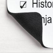 忍者のキャリアのゴール-歴史の先生 マウスパッド (コーナー)