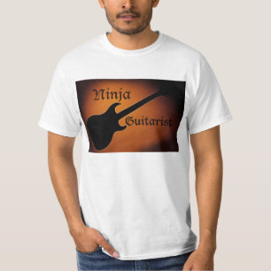 忍者のギタリストのワイシャツ Tシャツ