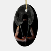 忍者のクリスマスのオーナメント セラミックオーナメント (右)