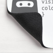 忍者のコンピュータ・コードのオタク系のでおもしろいなマウスパッド マウスパッド (コーナー)