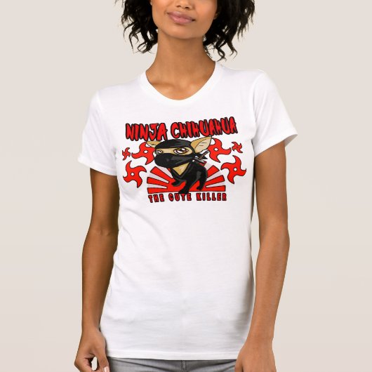 忍者のチワワのTシャツ Tシャツ (正面)