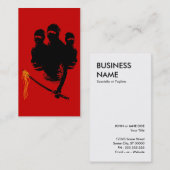 忍者のヌードル 名刺 (正面/裏面)