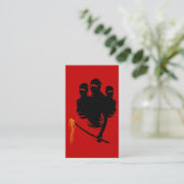 忍者のヌードル 名刺 (スタンド正面)