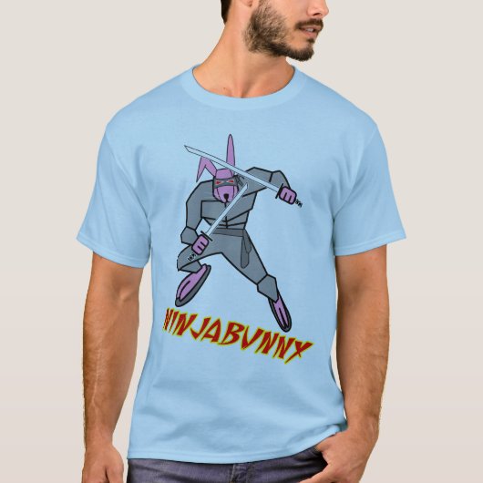 忍者のバニーのTシャツ Tシャツ (正面)