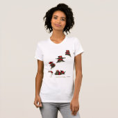 忍者のパグの軽食の攻撃! Tシャツ (正面フル)