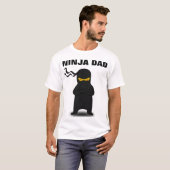 忍者のパパのおもしろTシャツ及びスエットシャツ Tシャツ (正面フル)