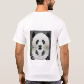 忍者のパンダ Tシャツ (裏面)
