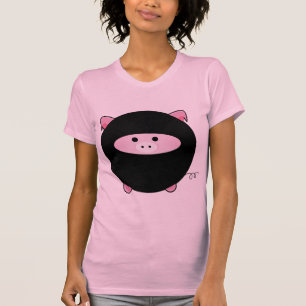 忍者のブタ Tシャツ