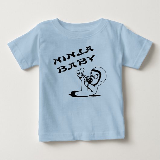 忍者のベビー ベビーTシャツ (正面)