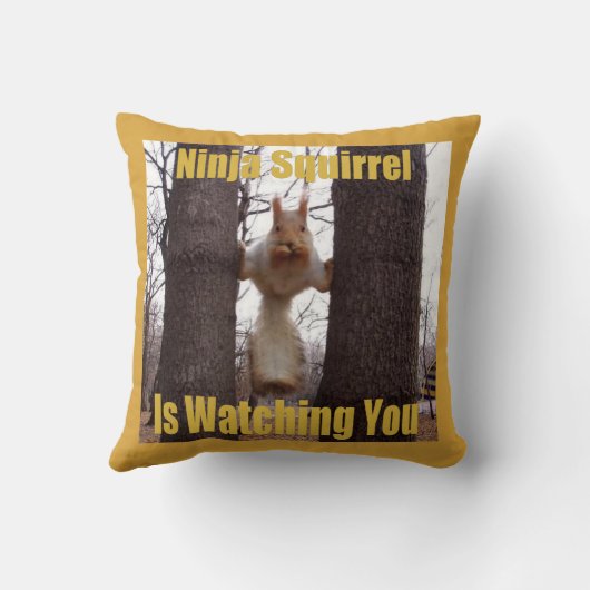 忍者のリス クッション (裏面)