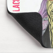 忍者の女の子のLaciのヒスイ マウスパッド (コーナー)