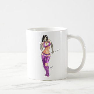 忍者の女の子 コーヒーマグカップ