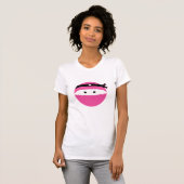 忍者の女の子 Tシャツ (正面フル)