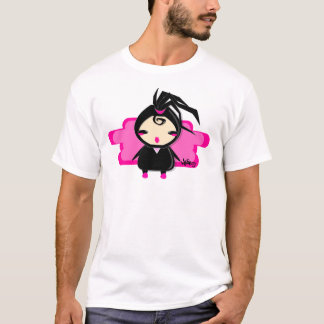 忍者の女の子 Tシャツ