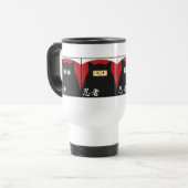 忍者の子猫のマグ トラベルマグ (正面左)