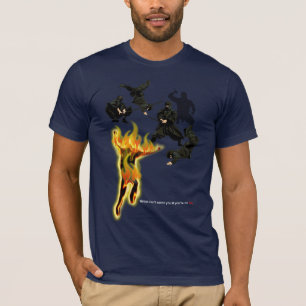 忍者の射撃戦 Tシャツ