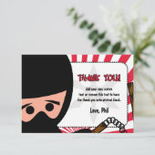 忍者の戦士のサンキューカード サンキューカード (スタンド正面)