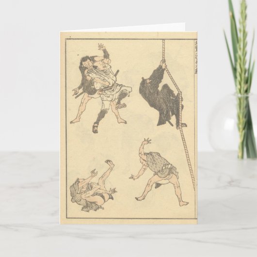 忍者の挨拶状 カード (正面)