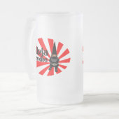 忍者の格言 フロストグラスビールジョッキ (正面左)