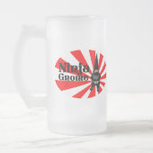 忍者の格言 フロストグラスビールジョッキ (左)