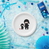 忍者の父と子 ペーパープレート (パーティー)