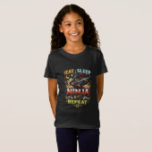 忍者の生活ループ Tシャツ (正面フル)