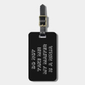 忍者の荷物のラベル ラゲッジタグ (正面縦)