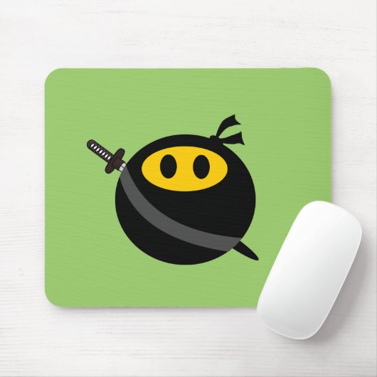 忍者の顔 マウスパッド (マウス)